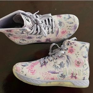 Never Worn Nobull High Top Watercolor Floral Trainers